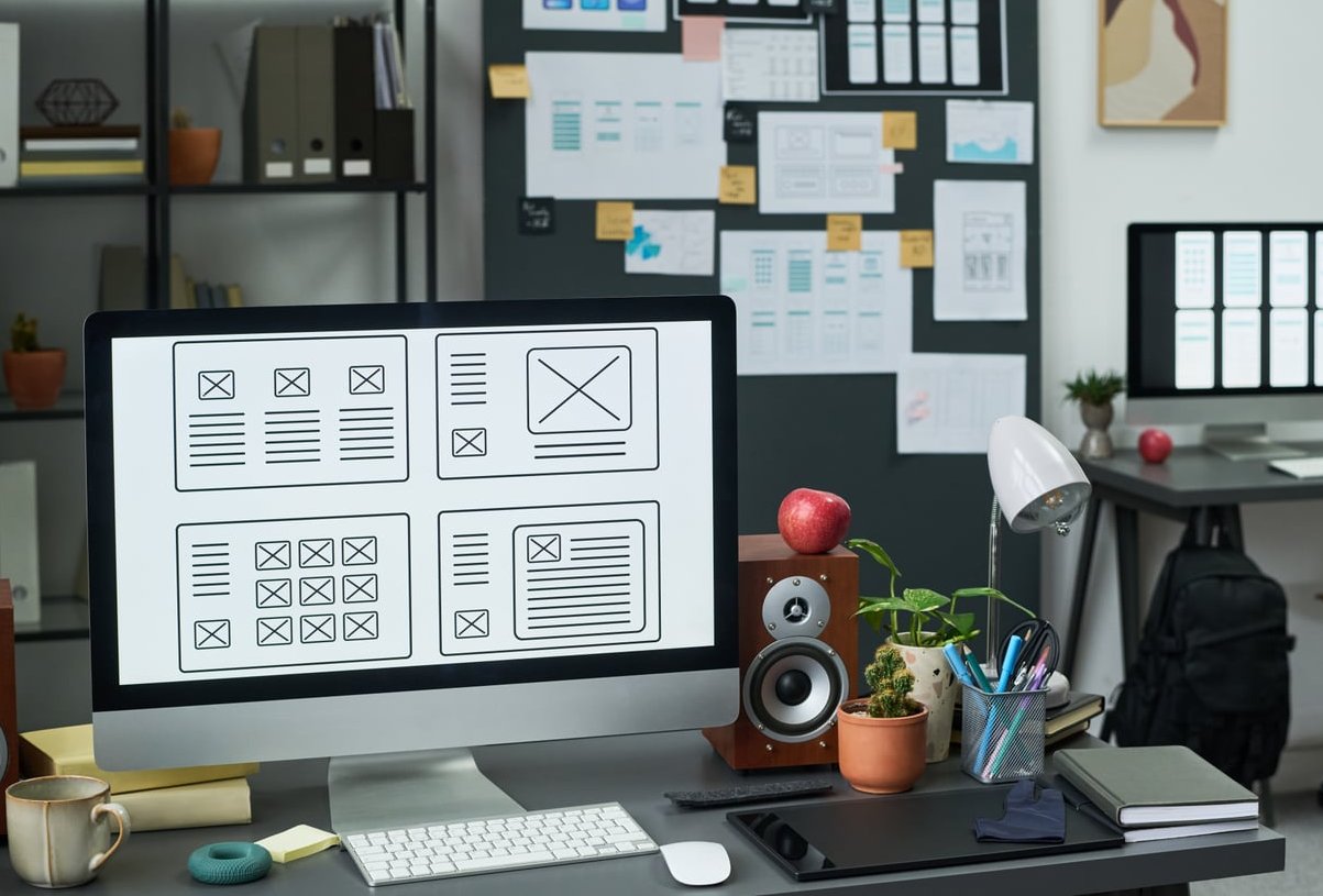wireframe sketch website