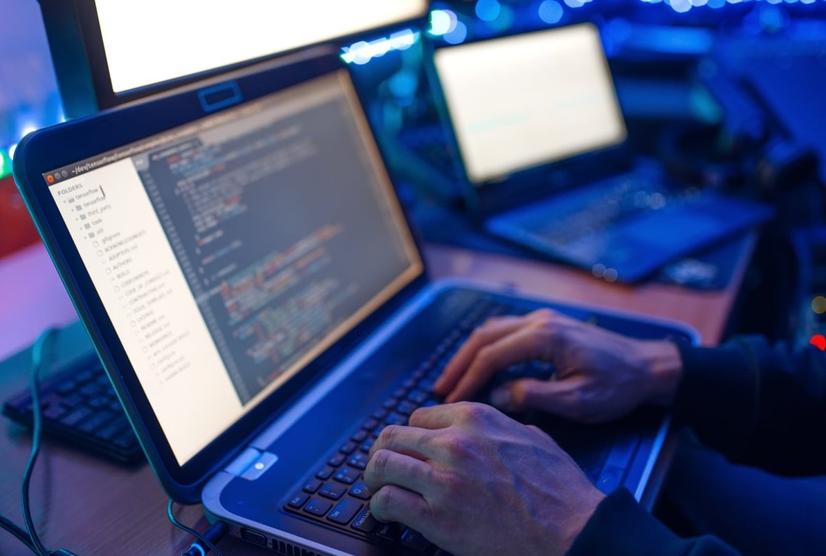 wordpress code laptop